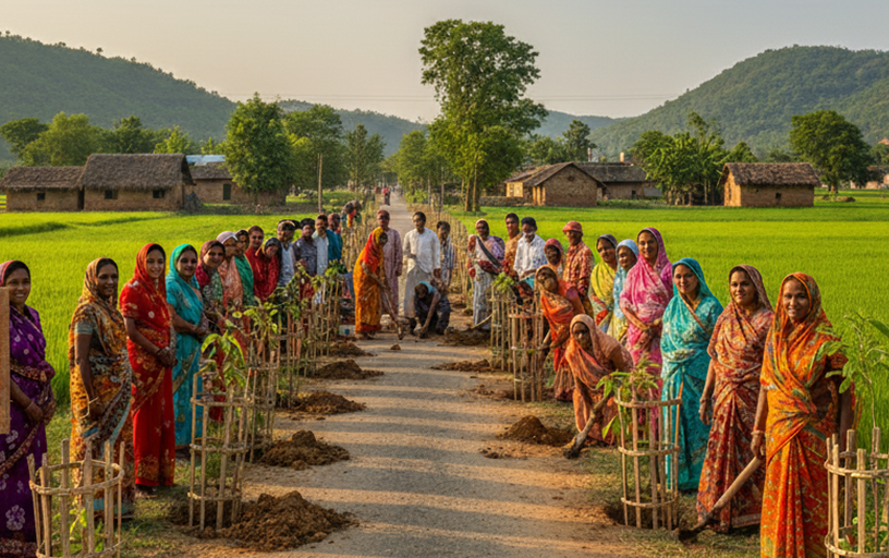 50 गाँवों में 1,150 से अधिक पेड़ लगाए गए